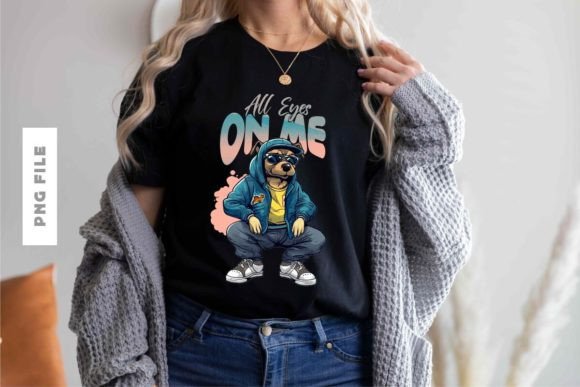 All Eyes on Me T-shirt Design: A Modern Graphic Asset