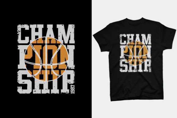 Basketball T-Shirt Design: Creative Illustrations & Typography