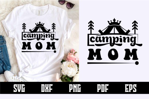 Camping Mom Svg Design: A Creative Asset for Visual Storytelling