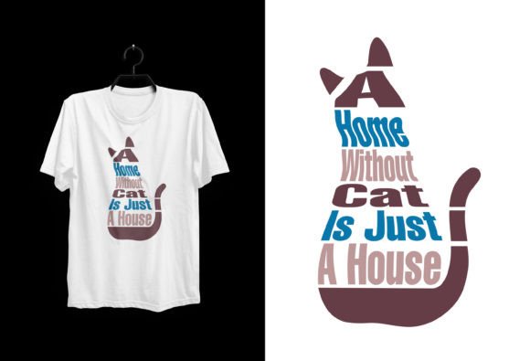 Cat Lover Typography T-shirt Design: A Creative Asset for Modern Projects