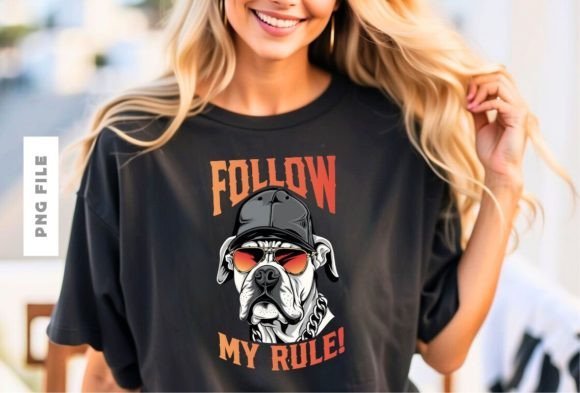 Follow My Rule T-shirt Design: A Premier Creative Asset