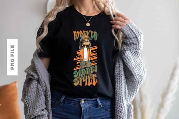 Forever Street Style T-shirt Design: A Modern Asset for Visual Branding