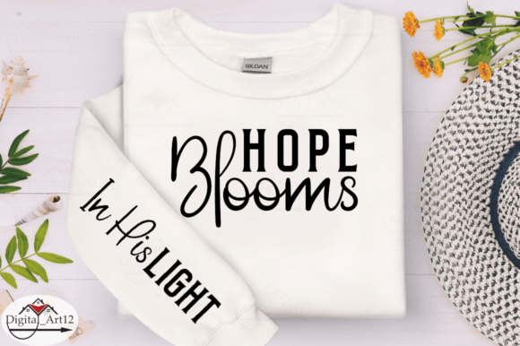 Hope Blooms Sleeve SVG Design: A Modern Asset