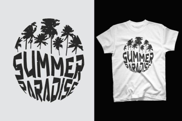 Summer Paradise: A Designer's Guide to Vibrant T-Shirt Art