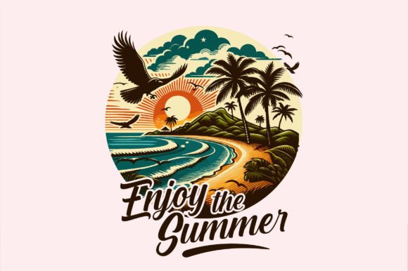 Summer T-Shirt Design Vector: A Versatile Creative Asset