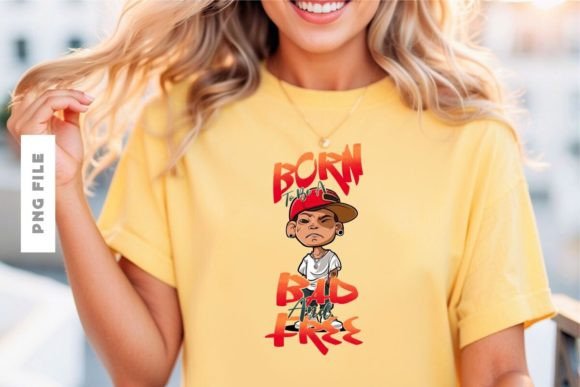 Unlocking Creative Freedom: The Born to Be a Bad and Free Tshirt Design
